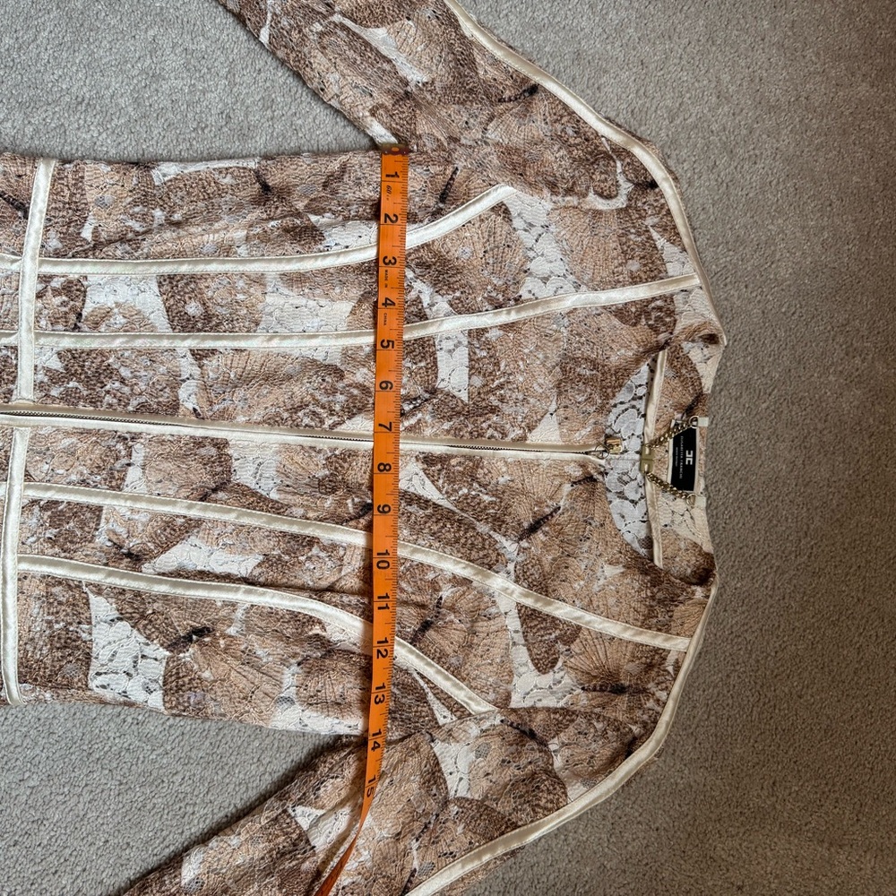 Designer Structured Lace Jacket - image 4